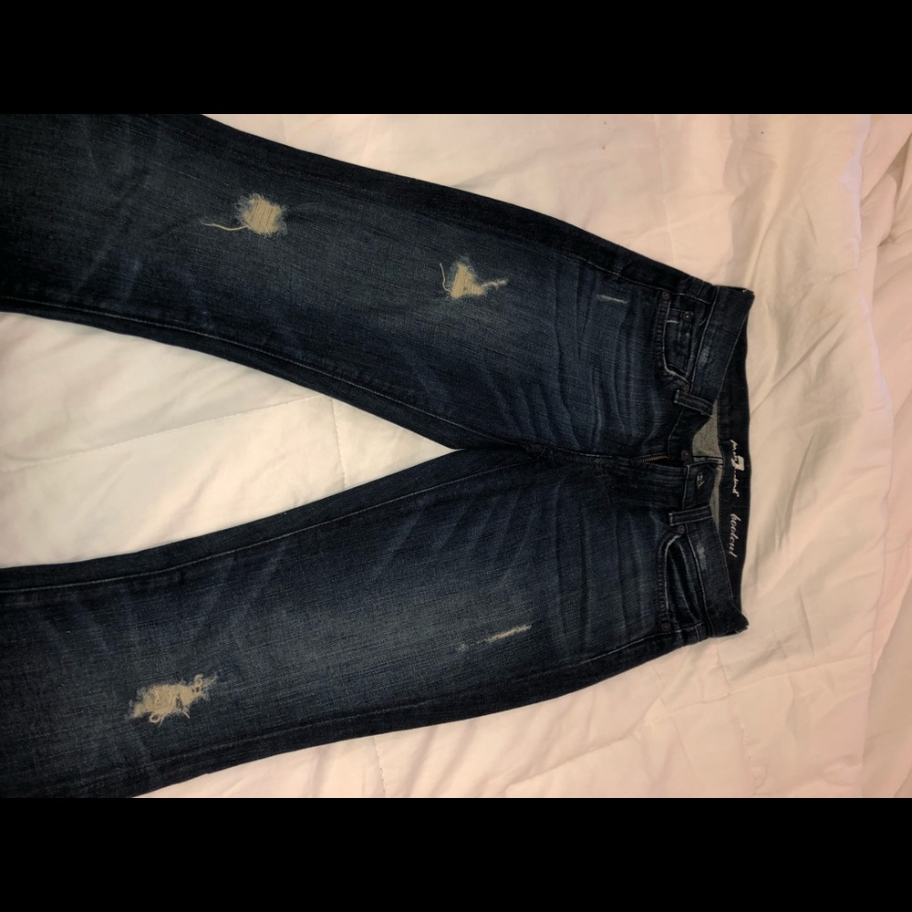 7 for All Mankind Bootcut Jeans Sz 25 - Picture 7 of 7